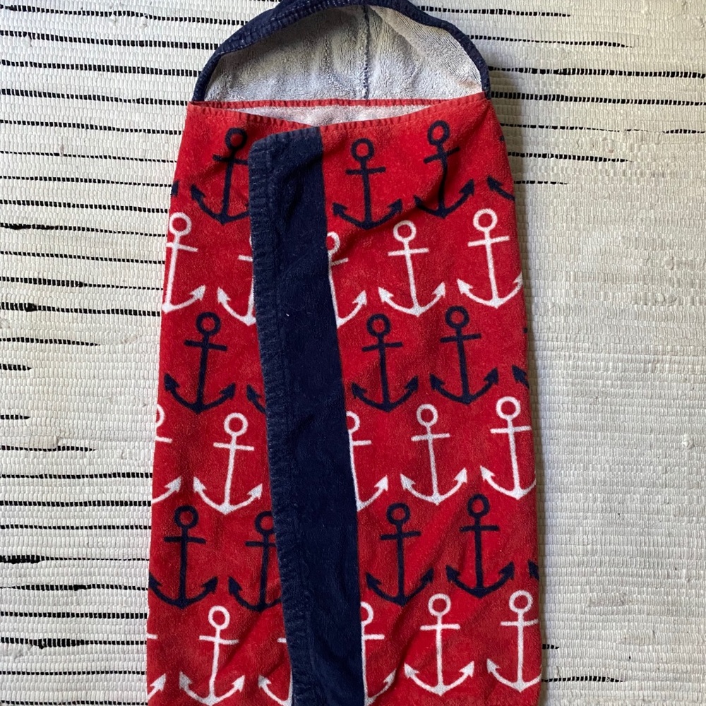 Pottery Barn kids hooded beach/pool towel